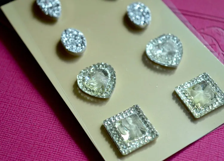 Love Oval Square Jewel Buttons Self-adhesive Stickers for Scrapbooking Happy Planner/Card Making/Journaling Project | Дом и сад