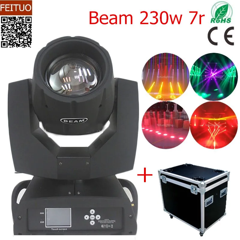 4 шт. + f светильник из глины Paky Beam 7r 230 Вт Sharpy движущаяся головка DJ сценическое