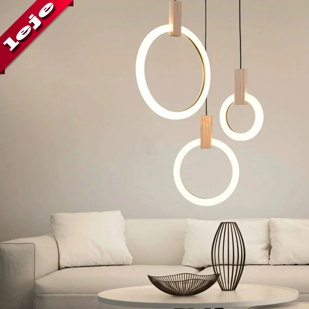 Светодиодные подвесные светильники Акриловые круги блеск подвесной светильник