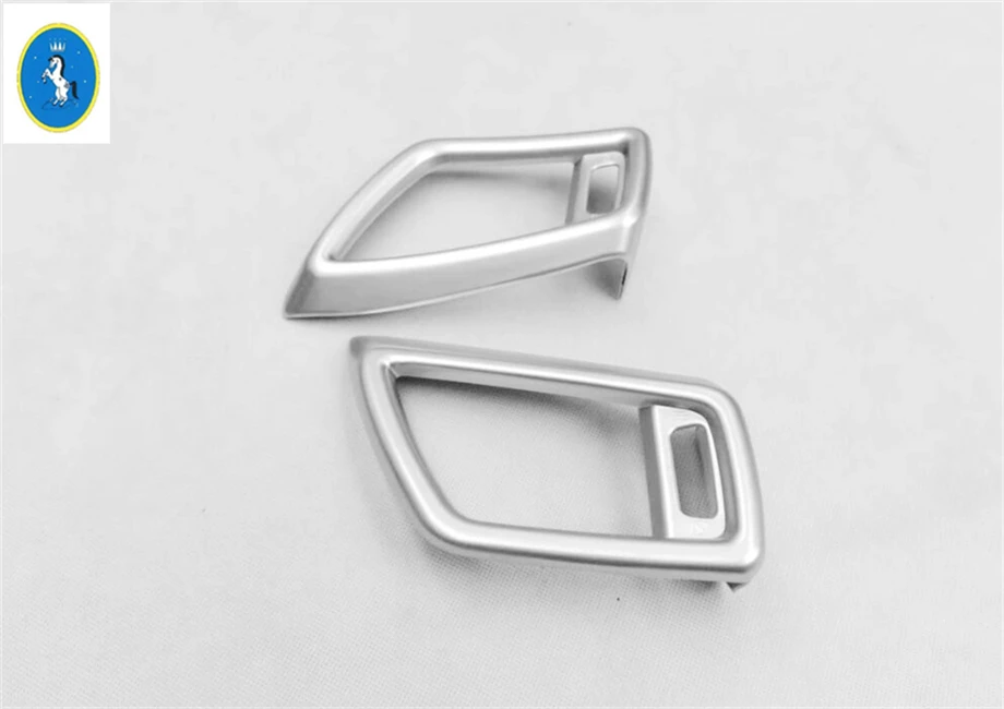 Yimaautotrim боковой Кондиционер AC выход вентиляционная Крышка Накладка для Nissan Rogue/X-trail T32- матовый/углеродное волокно ABS