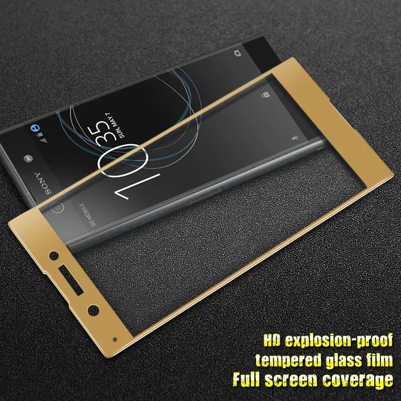 Для Sony Xperia XA1 3D полное покрытие экрана закаленное стекло для защитная пленка|tempered