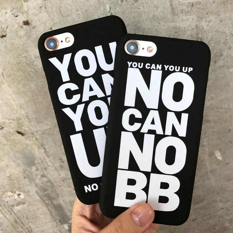 Модные Простые английские буквы чехол для iPhone X XR XS Max 6 S 7 8plus половина пакета