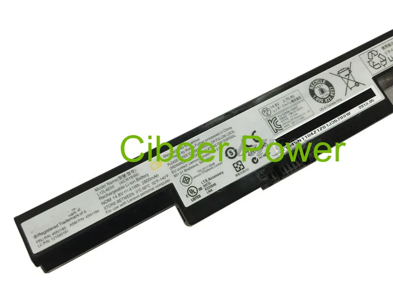 Original battery for M4400 M4450 L12L4E55 L13S4A01 G550S B50 S40-70 14.8V 32Wh | Компьютеры и офис