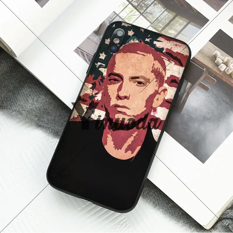 Yinuoda Rap star Rapper Eminem Kanye West UFC чехол для телефона Apple iPhone 8 7 6 6S Plus X XS MAX 5 5S SE XR мобильные