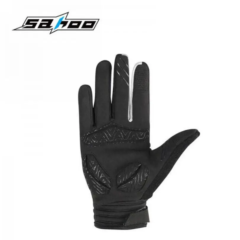 Мужские спортивные велосипедные перчатки SAHOO длинные для сенсорного экрана 2