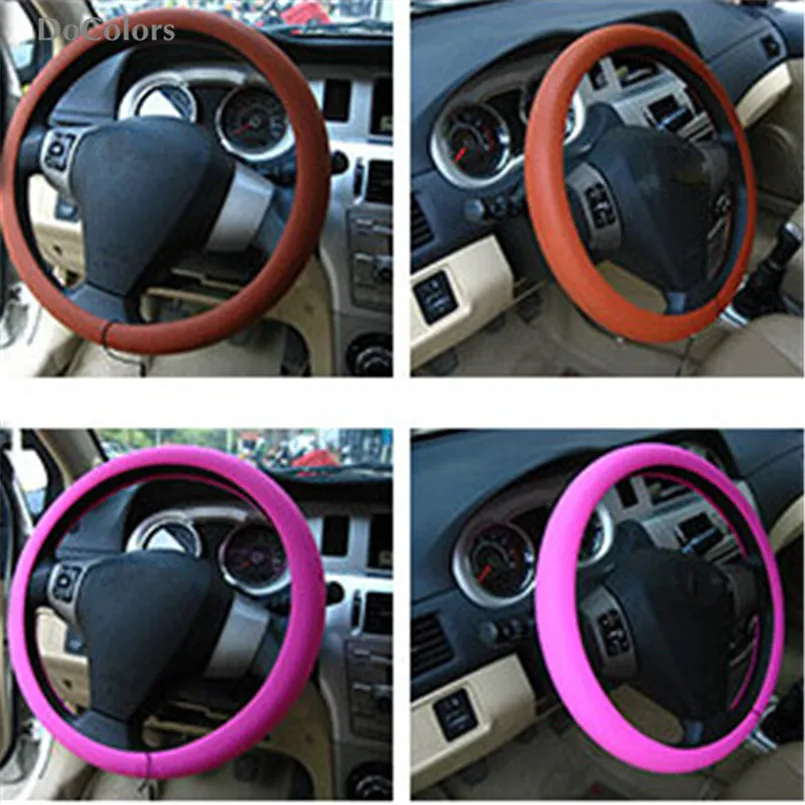 

DoColors Car Silicone Steering Wheel Cover Case For Lexus ES250 RX350 330 ES240 GS460 CT200H CT DS LX LS IS ES RX GS GX-Series