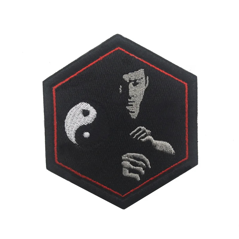 Новинка 2019 вышитая резиновая нашивка на крючок и петлю для тканевой сумки шляпы