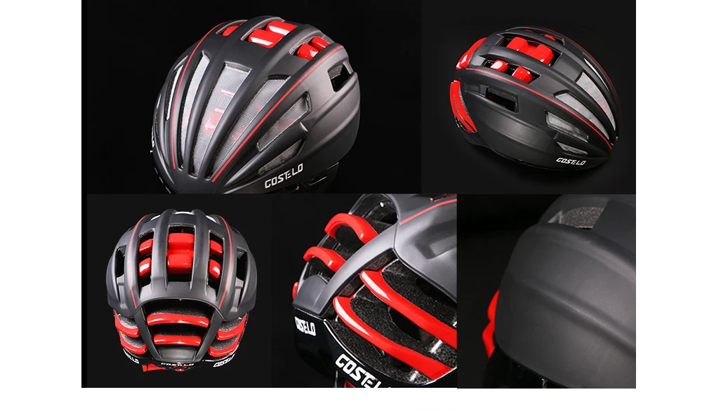 Costelo Велоспорт шлем 4 цвета MTB Горная дорога велосипед шлем велосипедного шлема Casco скорость Airo RS Ciclismo очки Bicicleta