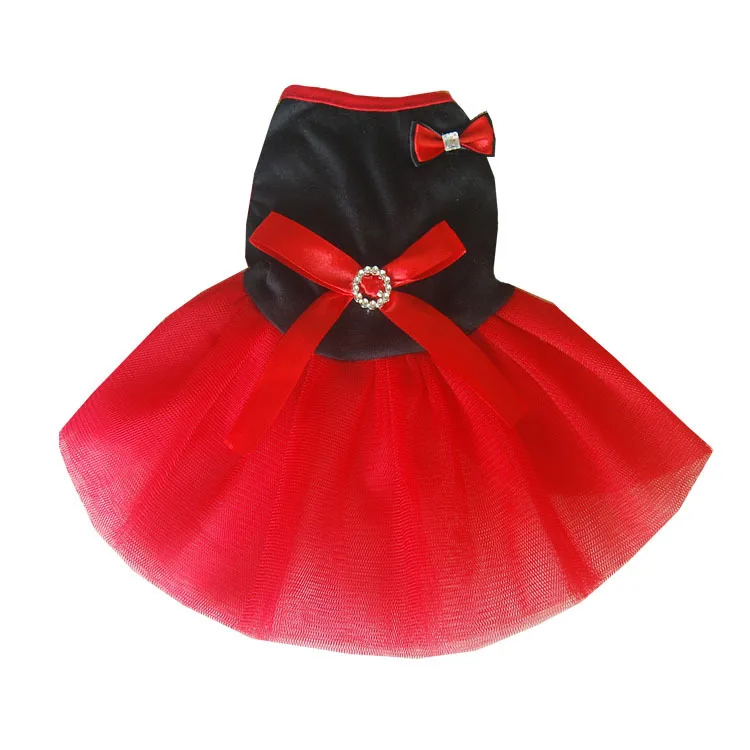 Платье-пачка для собак щенков свадебной вечеринки кружевное платье одежда