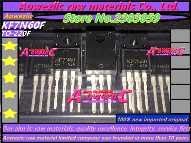 Aoweziic 100% новый импортный оригинальный KF7N60F KF7N60 7N60 TO-220F MOS FET 7A 600V | Электроника