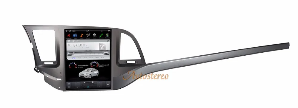 Android7.1 Тесла стиль 10,4 дюймов Автомобильный без DVD плеер gps навигация для hyundai ELANTRA Радио стерео Мультимедиа