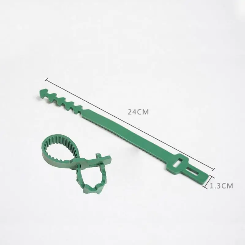 Heavy Duty Soft Rubber Buckle Shrub Ties Adjustable Interlock Garden Tree for Rose Plant Support | Дом и сад