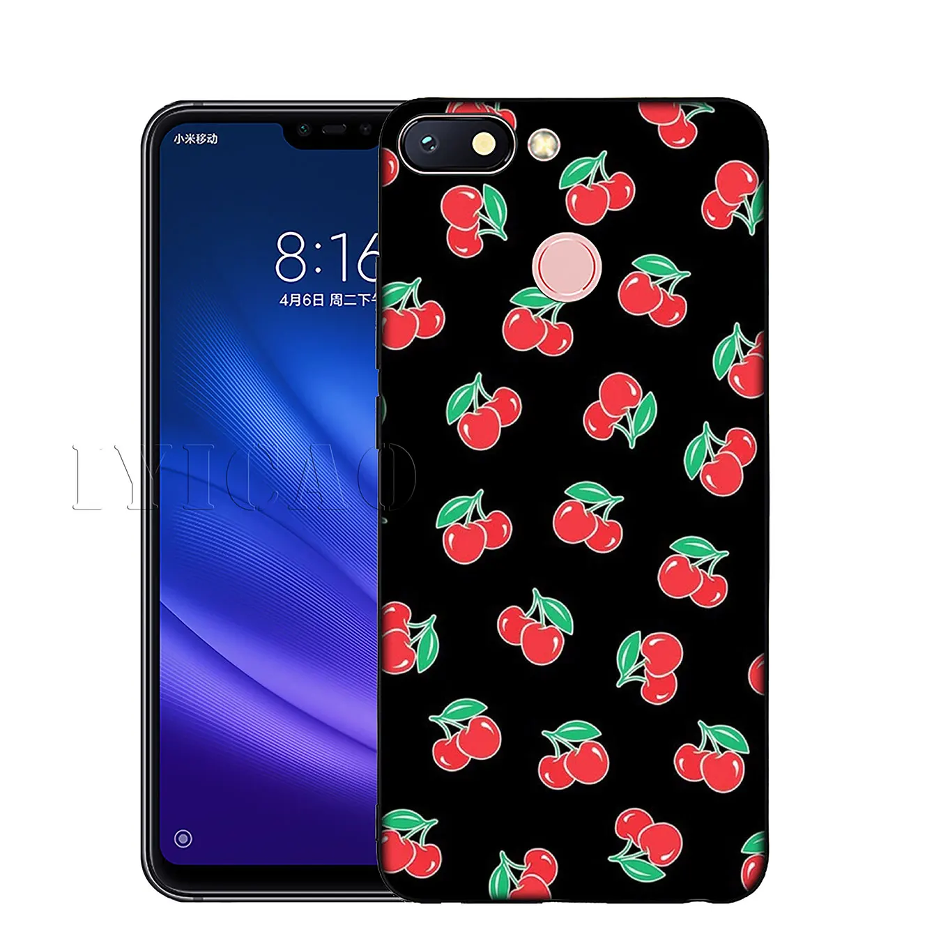 IYICAO Вишневый летний Мягкий силиконовый чехол для телефона Xiaomi Mi 10 9 9T CC9 CC9E 8 SE A3 Pro A1