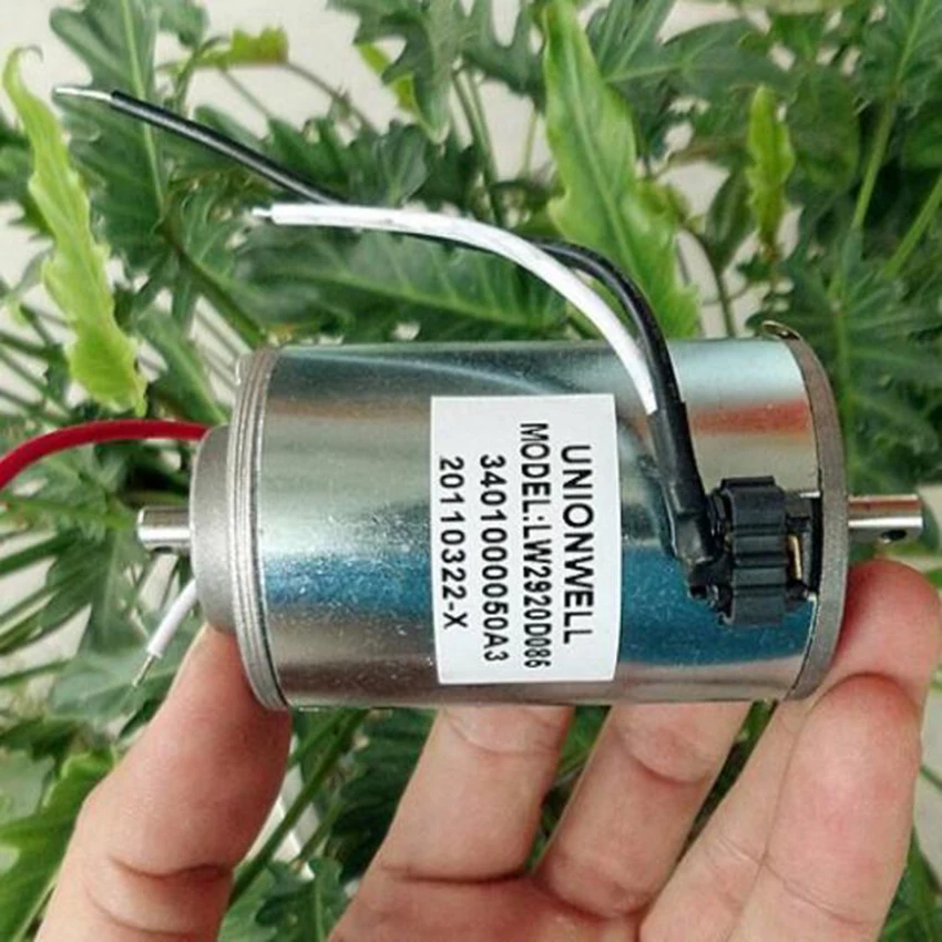 DC120V двойной шарикоподшипник компенсации угольные щетки DC мотор 3800