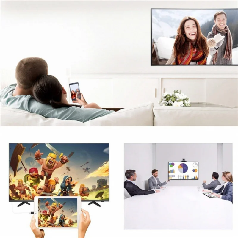 Для iPad к HDMI адаптер для iOS цифровому AV 4 K Кабельный разъем USB 1080 P HD адаптеры Iphone X