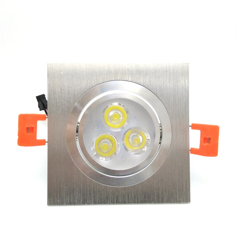 10 шт./лот 3 Вт/6 Вт квадратный затемнения downlight привело драйвер для дома Освещение
