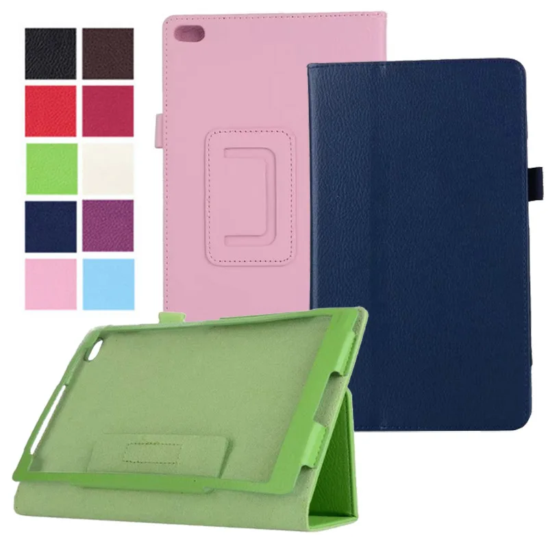Кожаный чехол книжка с магнитной подставкой для lenovo Tab4 8 HD LTE 2017 TB 8504F 8504N 8&quot|leather