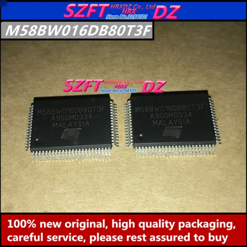 

SZFTHRXDZ 100% new original 5PCS M58BW016DB80T3F QFP-80