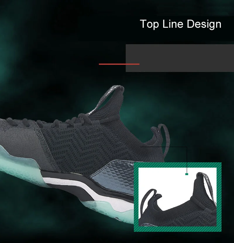 Li-Ning/Мужская обувь SONIC BOOM 2,0, профессиональная обувь для бадминтона, с подушкой, с подкладом, спортивная обувь, кроссовки AYZP001 XYY108