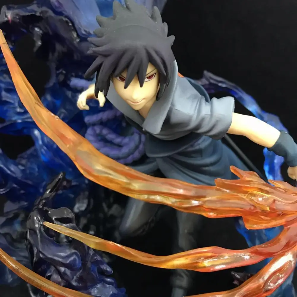 

Anime Naruto Shippuden Uchiha Itachi Uchiha Sasuke Pre-painted PVC Action Figure Collection Model Toys Doll Gift 22cm