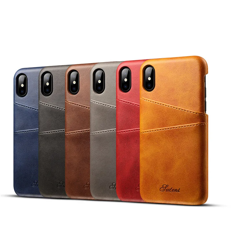 Jisoncase, кожаный чехол для iPhone X, винтажный роскошный модный чехол, чехол-держатель для карт, кошелек для iPhone X, 8, 7, 6, 6s plus, чехол s