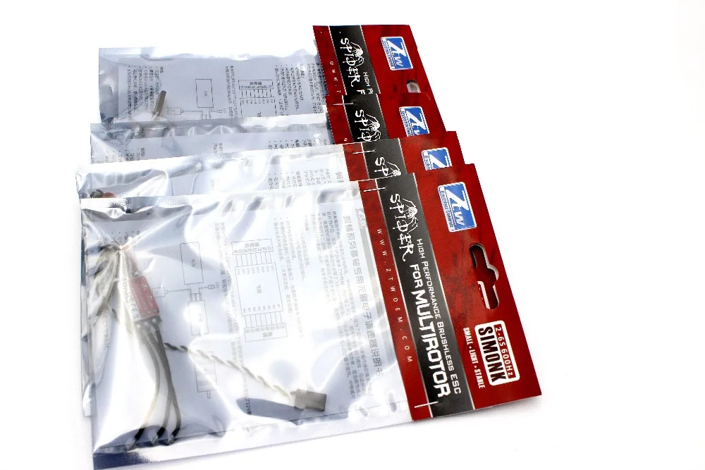 ZTW Spider Series 12A OPTO ESC с программой SimonK|opto esc|ztw spider12a esc |