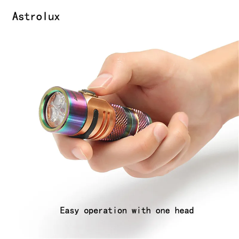 Astrolux водонепроницаемый S42S цветной 4x Nichia 219C/XP-G3 2023LM перезаряжаемый