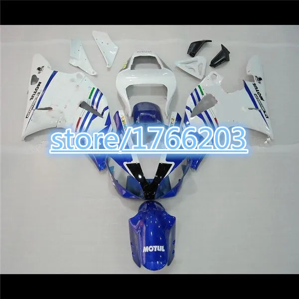 

fairings for YZF R1 2000 2001 YZF-R1 blue white 00-01 YZF1000 00 01 ABS fairings BBF