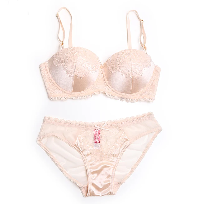 Французский бренд 1/2 чашка маленькое кружевное пуш ап сексуальное женское нижнее