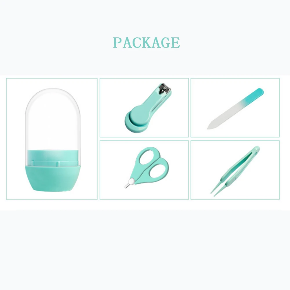 Уход за ногтями комплект детской одежды из 4 предметов для машинки стрижки ногтей