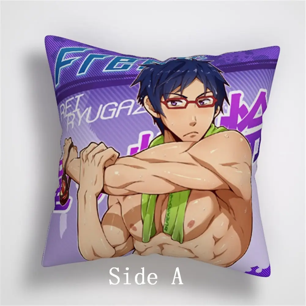 

Suef Anime manga Free! Nagisa Rei Anime two sided Pillow Cushion Case Cover 887