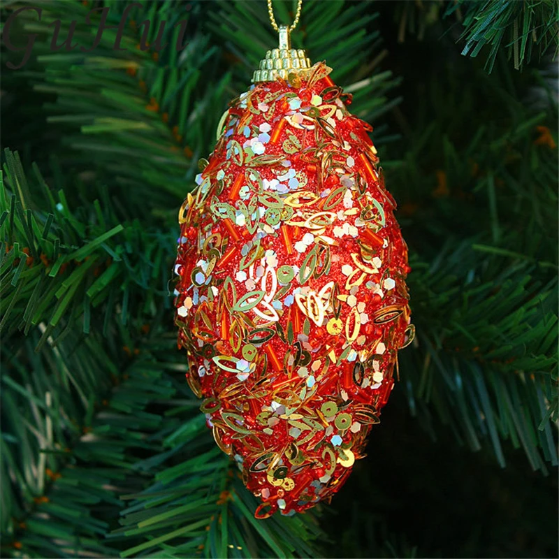 Новинка 2017 роскошный Рождественский шар с блестками украшение для дома