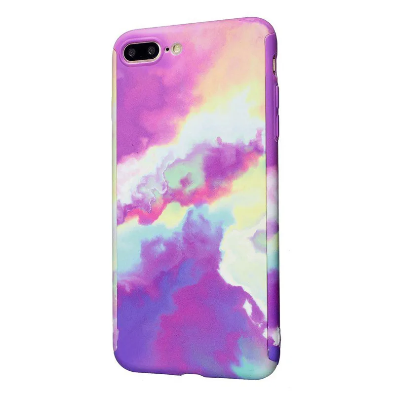 New 30 FTAIDKJ 360 градусов Полная защита тела мраморный камень PC чехол для iphone SE чехол зеленый лист Capa для iphone X 7 6 6S 8 Plus 5 5S - Цвет: New 30