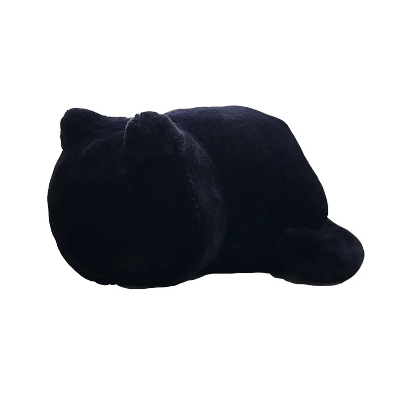 BLACK 33x24x18 см, супер игрушки для кошек, подушки, подушка, мягкая, ПП, хлопок, плюшевая, задняя, теневая, кошка, заполненная, подушка для животных, домашние декорации, игрушки, 3 цвета - Цвет: BLACK
