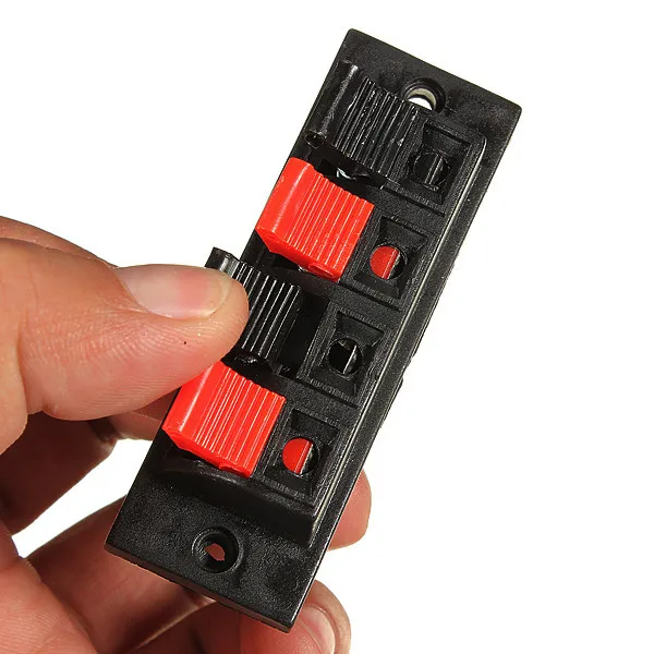 Новейший 4 полосный усилитель стерео колонка Клеммная пластина полоса Разъемный