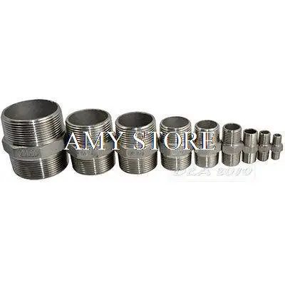 Ниппель 2 &quotMale x 2&quot Male 304 нержавеющая сталь Резьбовая труба фитинг NPT |