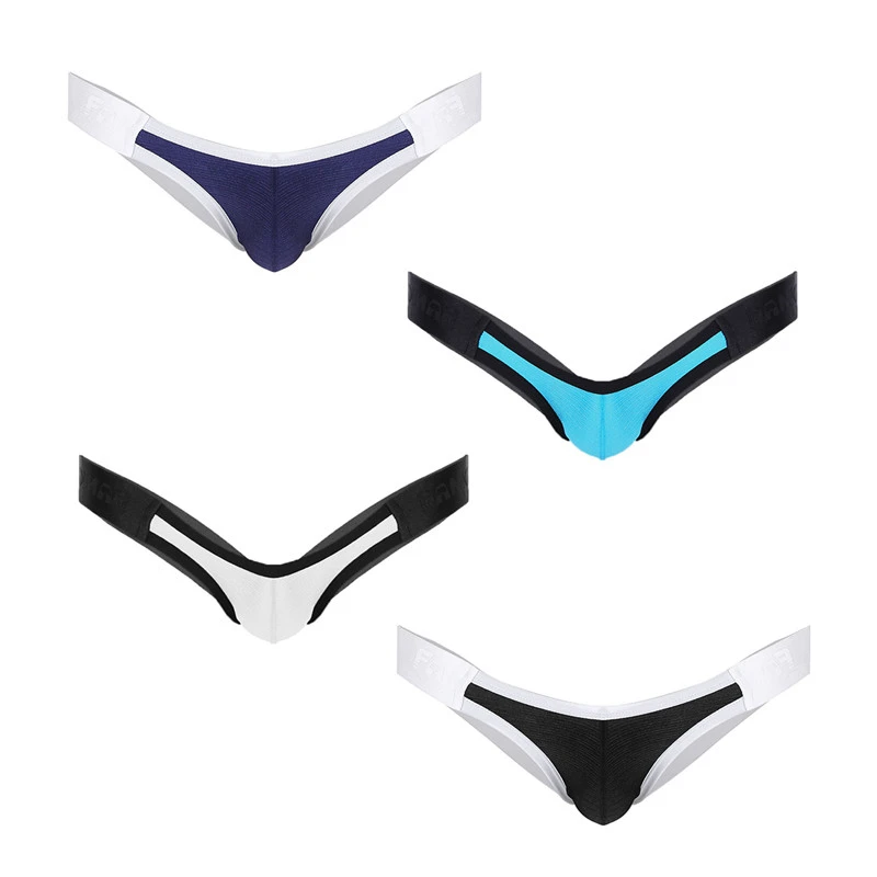 Мужское нижнее белье бикини с открытыми ягодицами стринги сексуальные трусы для