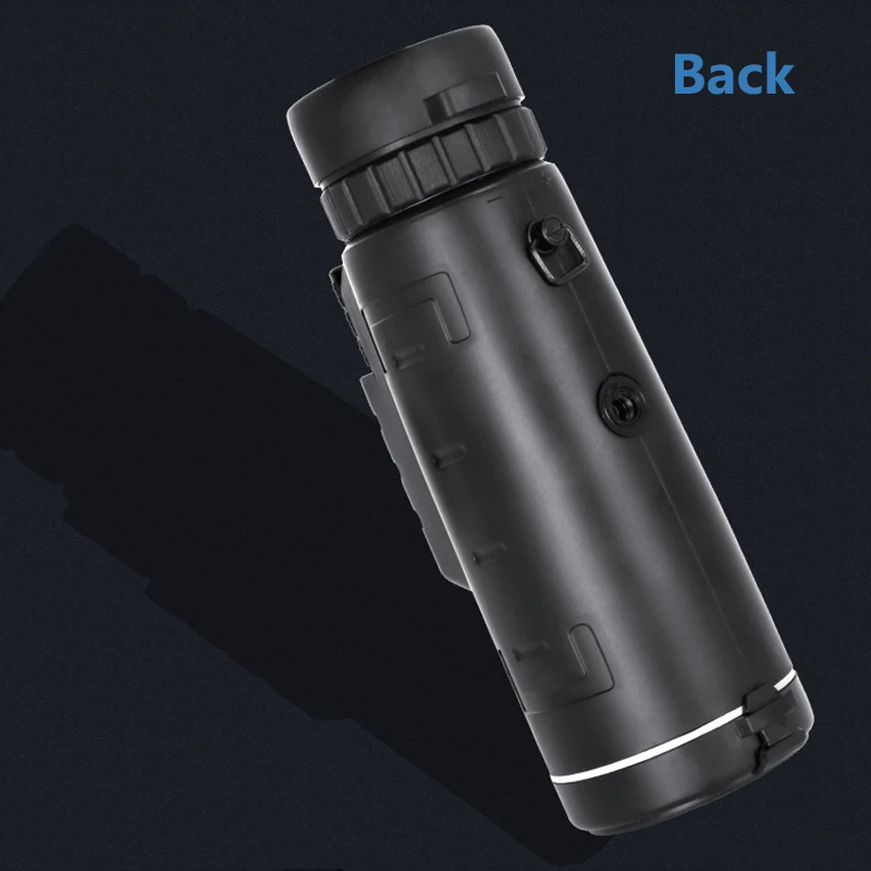 

plumgal 40x60 Telescope Zoom Phone Lens Monocular Observing Survey Camping Compass Phone Len With Clip Tripod For Smartphones