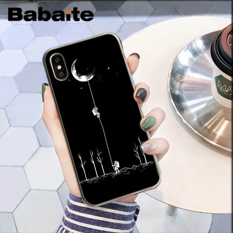 Babaite новейший мягкий силиконовый прозрачный чехол для iPhone X XS MAX 6 6s 7 7plus 8 8Plus 5 5S SE XR |