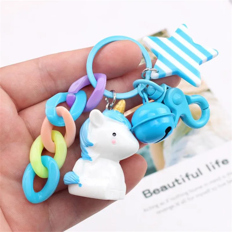 Мультфильм пара Творческий мечтательный Единорог брелок плюшевые игрушки Дамы