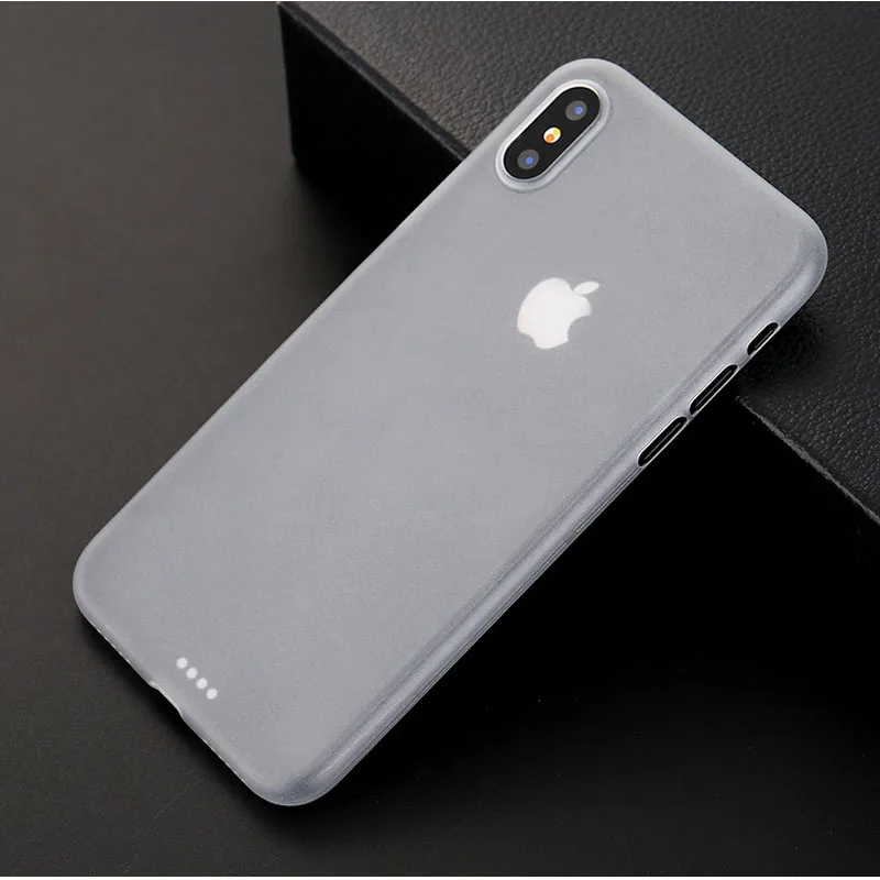 Ультратонкий матовый чехол 0 26 мм для IPhone 7 8 6 6s XR XS Max X Оригинальный Plus
