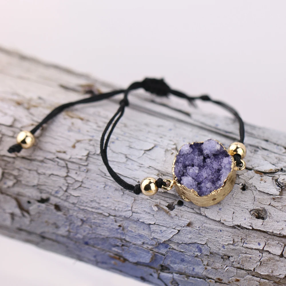 Браслет drusy для женщин B032|bracelets for|stone braceletbracelets for women |