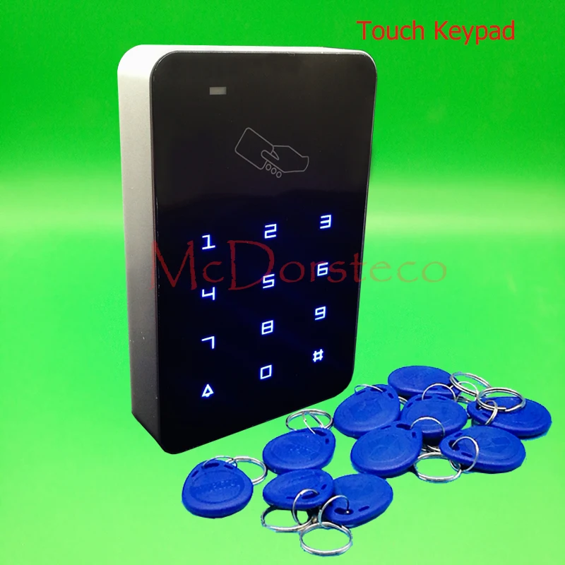 Подсветка сенсорной клавиатуры 125 кГц Rfid Контроль доступа с картой EM ID клавиатура