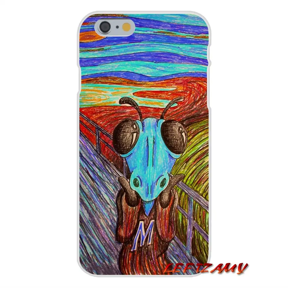Забавная картина Кричащие Edvard Munch Микки аксессуары для телефона Чехлы iPhone X 4 4S 5 5S