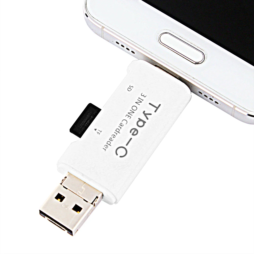 Ahowie 2 в 1 USB OTG SD кардридер type-c для huawei samsung Xiaomi 3 Macbook и ПК ноутбук Android TF | Мобильные