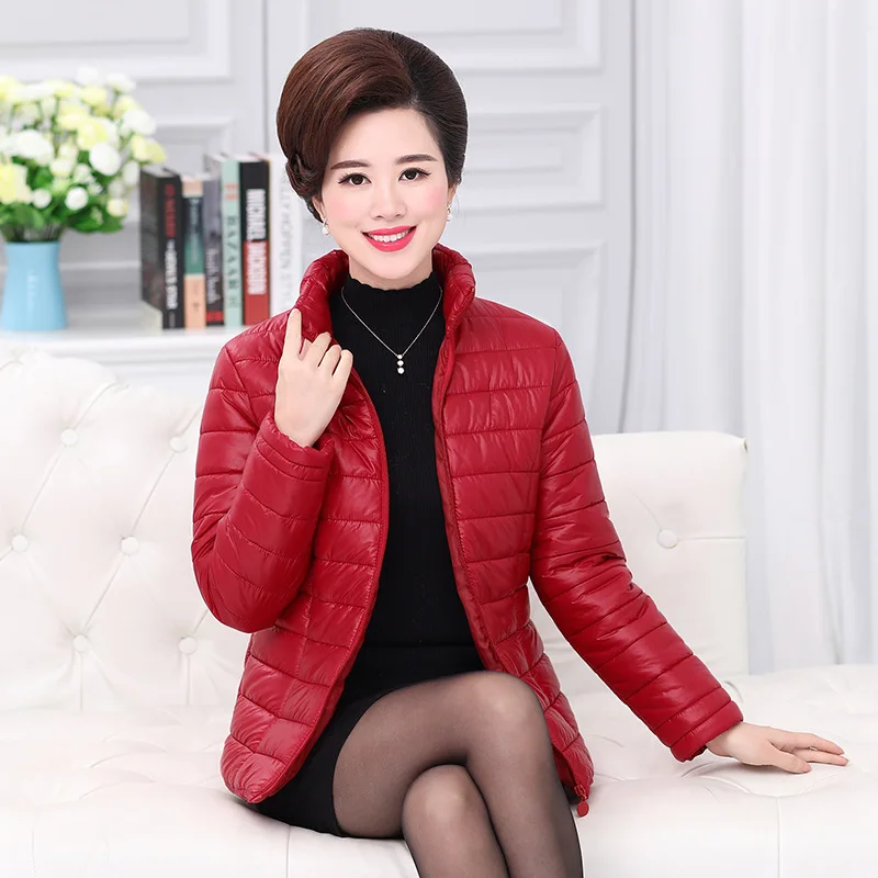 Women's jacket in the spring and autumn women's collar thin cotton jacket solid color coat