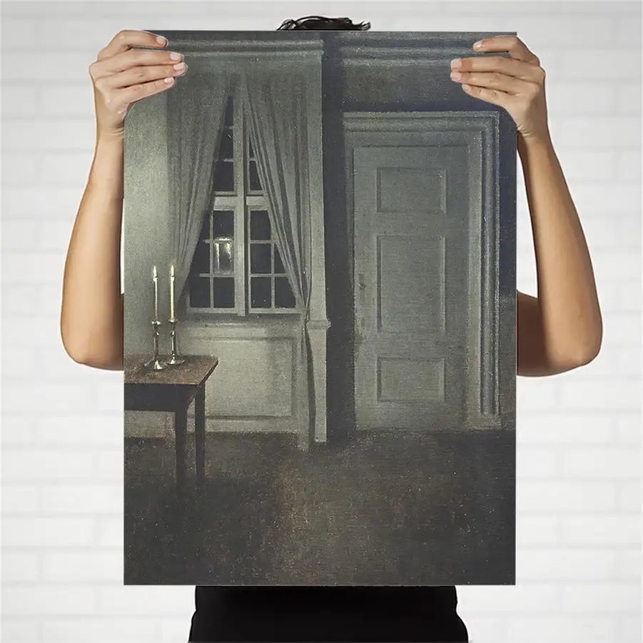 Украшение для дома печать на холсте настенный художественный постер масляные