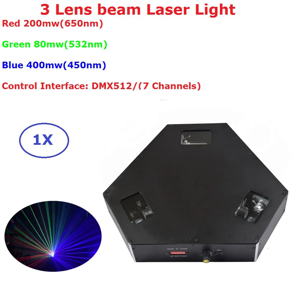 RGB сканер DMX512 с лазерным лучом 3 цвета 680 МВт|Эффект освещения сцены| |