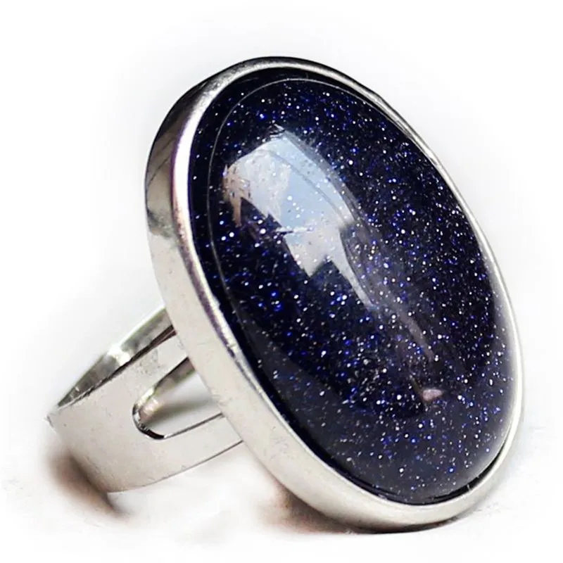 Druzy Тигриный глаз кольцо из натурального камня винтажное ювелирное изделие