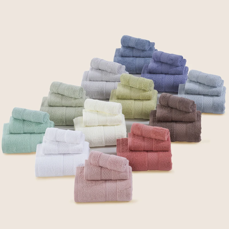 

3 шт./лот набор полотенец-100% Египетский Cotton-TJ-5047